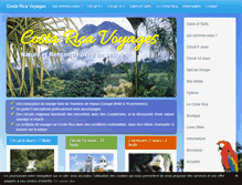 Tablet Screenshot of costaricavoyages.com